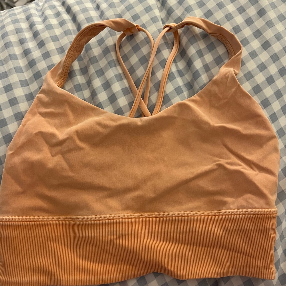 Lululemon Orange Women's sports bra